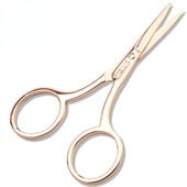 Foarfece de aur pentru femei pentru tăierea sprâncenelor Dispozitiv de îndepărtare a părului Instrumente de machiaj din oțel inoxidabil Instrument de frumusețe Foarfece pentru sprâncene New Fashion