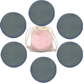 Tampoane reutilizabile din bumbac Tampoane demachiante lavabile Tampoane rotunde de machiaj din bambus Tampoane de pânză pentru îngrijirea pielii Instrument de îngrijire a pielii pentru curățarea pielii