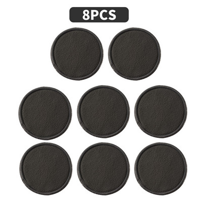 16 buc/pungă Tampoane demachiante reutilizabile din bambus, lavabile, pentru curățarea feței, bumbac, instrument de demachiere