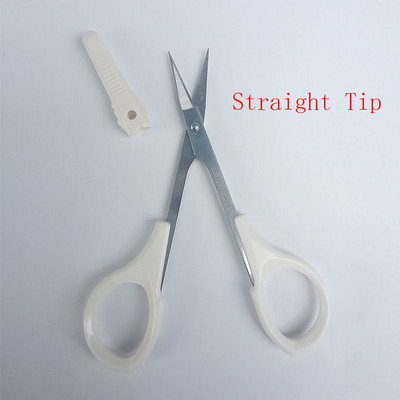 Foarfece pentru sprâncene Instrumente pentru unghii din oțel inoxidabil Foarfece pentru gene pentru sprâncene, nas, multifuncțională, machiaj, instrument de frumusețe