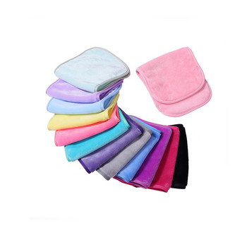 Επαναχρησιμοποιήσιμες πετσέτες ντεμακιγιάζ προσώπου πετσέτες ντεμακιγιάζ υφασμάτινα επιθέματα μικροϊνών Καθαριστικά μαντηλάκια καθαρισμού προσώπου Skin Care Beauty Tool