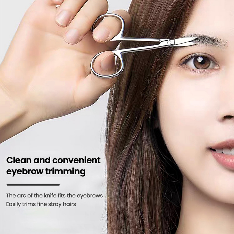 IMAGIC antakių, blakstienų ir nosies odelių žirklės profesionaliam šalinimui, priežiūrai, formavimui, skustuvui, žoliapjovei, makiažo priedams