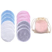 10 bucăți/set tampoane reutilizabile din fibră de bambus, lavabile, rotunde, pentru îndepărtarea machiajului, tampon de bumbac, pentru curățarea feței, instrument cosmetic pentru îngrijirea pielii