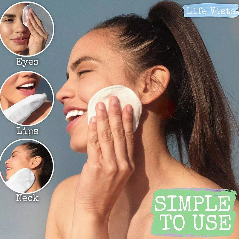 Tampoane demachiante rotunde, reutilizabile, fibră de bambus, lavabile, pentru curățarea feței, bumbac, instrument cosmetic, set combinat de îngrijire a pielii