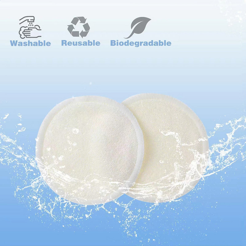 Tampoane demachiante rotunde, reutilizabile, fibră de bambus, lavabile, pentru curățarea feței, bumbac, instrument cosmetic, set combinat de îngrijire a pielii
