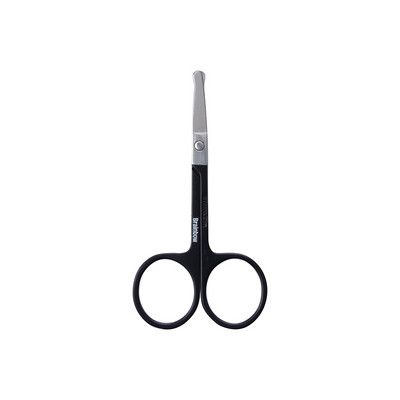 Brainbow 1vnt nerūdijančio plieno makiažo žirklinė antakių blakstienos nosies plaukų kirpimo žirklaitė aštri lenkta apvali maža antakių žirklė