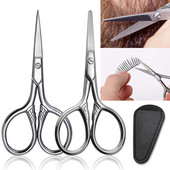 1vnt nerūdijančio plieno makiažo žirklės antakiai nosies plaukams skutimosi mažos žirklės manikiūras nagų odelė barzdos žirklės plaukų įrankiai