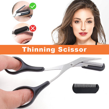 4/6/8/11 τεμ. Κόφτες φρυδιών Woman Eye Brow Trimmer Scissors Brow Comb Face Ξυριστική μηχανή Αφαίρεση τρίχας Ξυράφι Tweezers Βούρτσα βλεφαρίδων