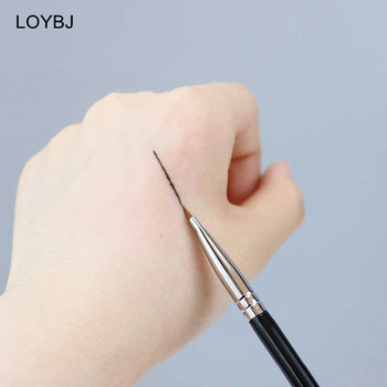 LOYBJ Bend Head Eyeliner Brush Eye Detail Μακιγιάζ Βούρτσα κάτω από τα μάτια Tear Trough Concealer Brush Women Fine Liner Beauty Maquiagem