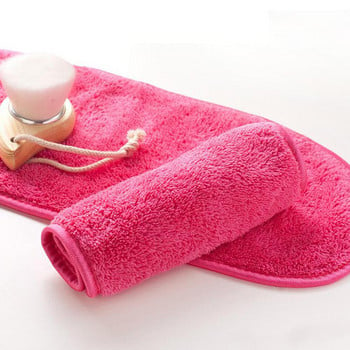 Πετσέτα ντεμακιγιάζ επαναχρησιμοποιήσιμη πετσέτα μαντηλιού Υλικό μικροϊνών Πιο μαλακό και φιλικό προς το δέρμα Ισχυρό αποτέλεσμα απορρόφησης νερού για γυναίκες