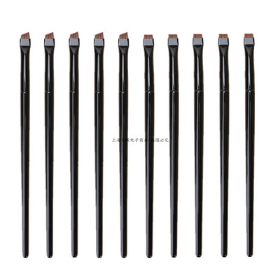 10 buc/20 buc/50 buc Perie pentru sprâncene pentru contur Cremă de ochi Pense de machiaj pentru sprâncene subțire în unghi Liner Cremă Perie pentru ochi Instrumente de machiaj A101 A102