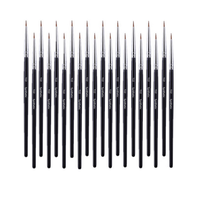 10 buc/20 buc/50 buc Perie pentru sprâncene pentru contur Cremă de ochi Pense de machiaj pentru sprâncene subțire în unghi Liner Cremă Perie pentru ochi Instrumente de machiaj A101 A102
