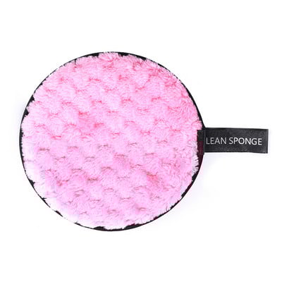 1 buc. Tampoane reutilizabile din bumbac, cârpă din microfibră, pentru îndepărtarea machiajului facial, burete puf, tampoane de ștergere cu două straturi, lavabile, instrument de curățare pentru prosop