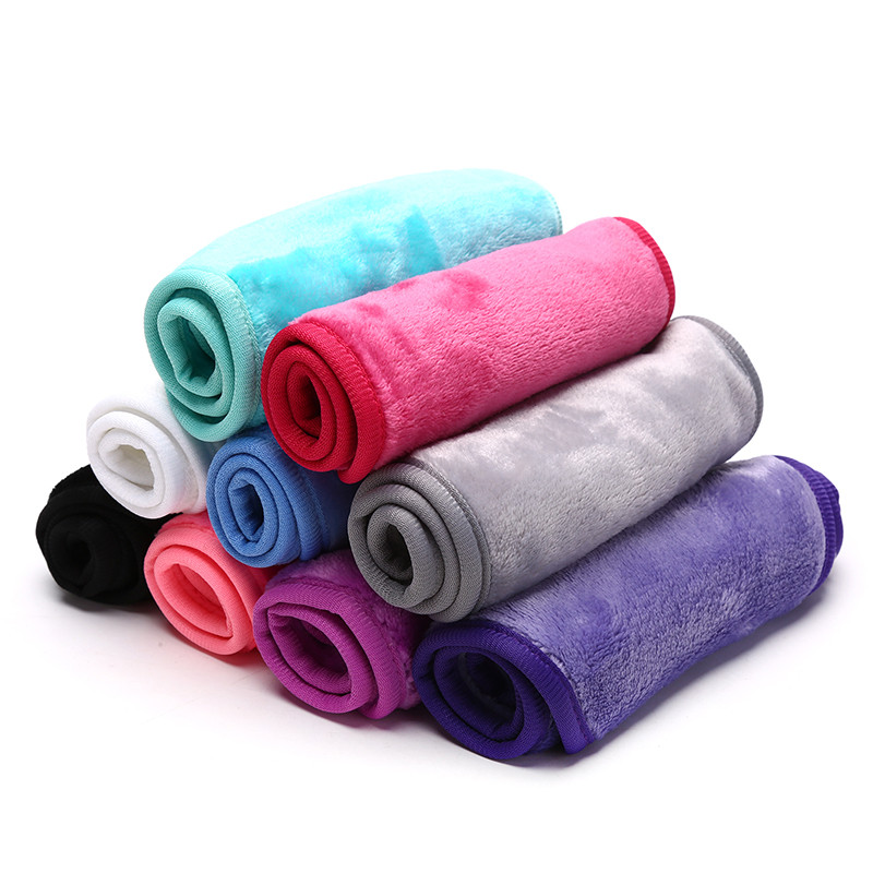 Minkštas, švelnus daugkartinio naudojimo mikropluošto makiažo trintukas veido audinys Fine Magic veido rankšluostis moterims