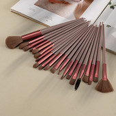 Set de pensule de machiaj bomboane FLD, pudră pentru fond de ten, fard de pleoape, evidenția sprâncenelor, pensulă de amestecare Kabuki, instrumente cosmetice pentru frumusețe