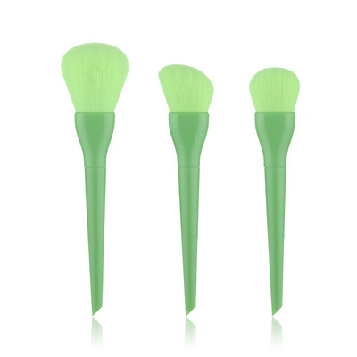 Set de pensule de machiaj bomboane FLD, pudră pentru fond de ten, fard de pleoape, evidenția sprâncenelor, pensulă de amestecare Kabuki, instrumente cosmetice pentru frumusețe