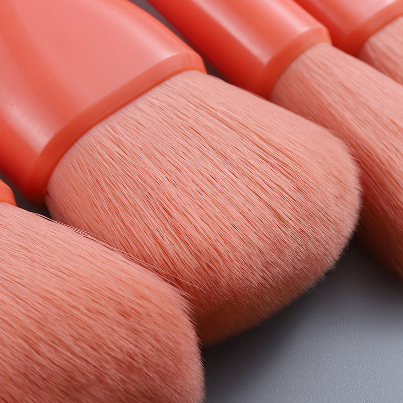 Set de pensule de machiaj bomboane FLD, pudră pentru fond de ten, fard de pleoape, evidenția sprâncenelor, pensulă de amestecare Kabuki, instrumente cosmetice pentru frumusețe