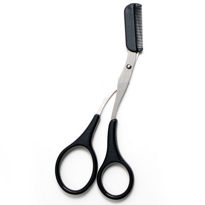 Nerūdijančio plieno antakių kirpimo mašinėlės spalvos titano žirklės su šukomis išimamos veido plaukų šalinimo skutimosi kirpimo priemonės makiažo priedai