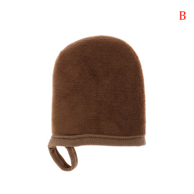 Mănușă maro pentru degete, reutilizabilă, pentru corp, aplicator, pentru autobronzant, mănuși pentru bronzare, cremă, loțiune, mousse, mănușă pentru curățarea corpului, autobronzant