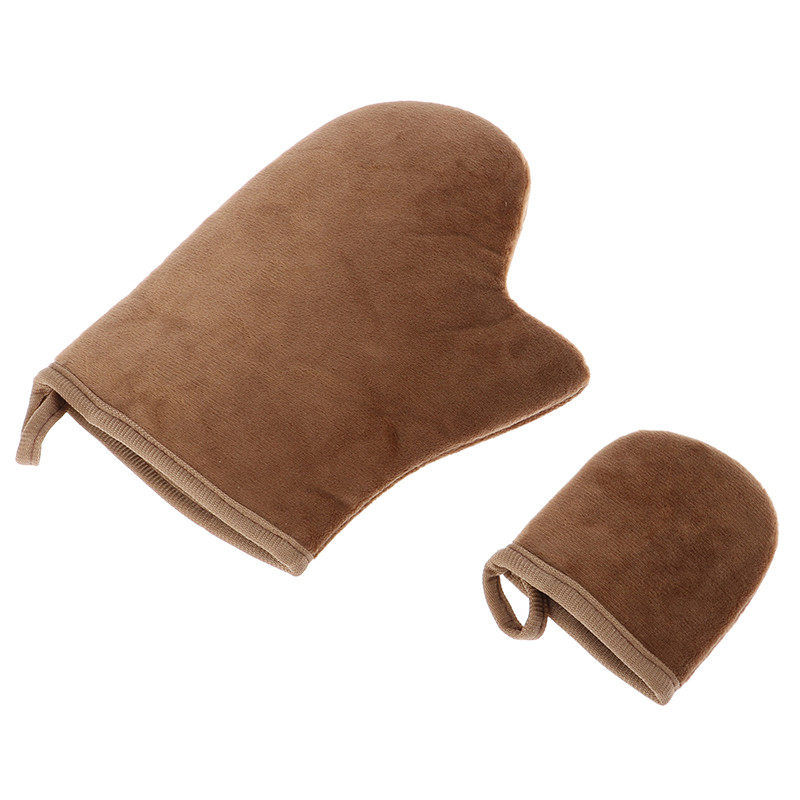 Mănușă maro pentru degete, reutilizabilă, pentru corp, aplicator, pentru autobronzant, mănuși pentru bronzare, cremă, loțiune, mousse, mănușă pentru curățarea corpului, autobronzant