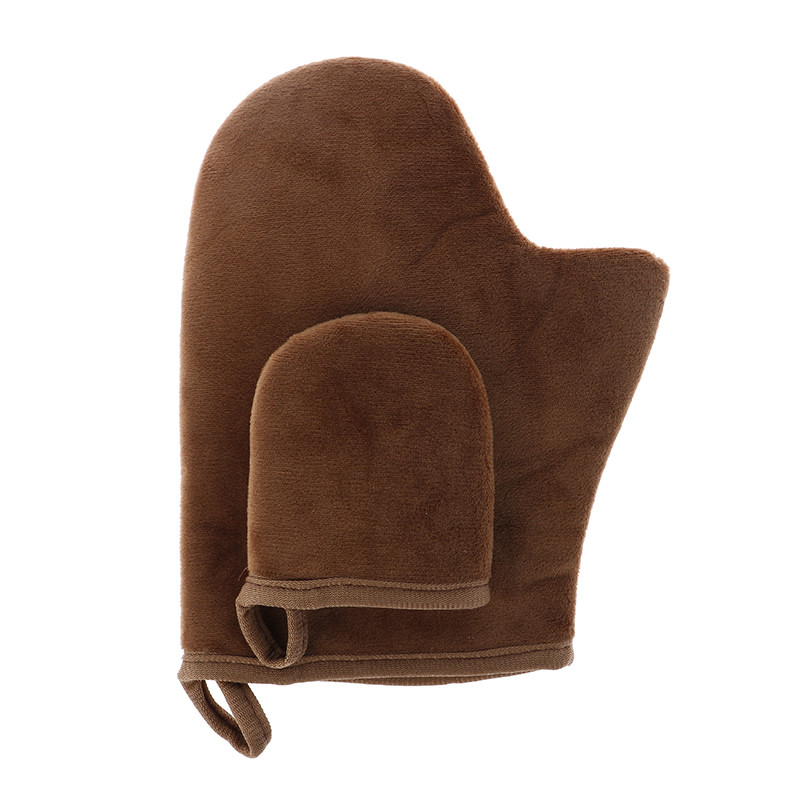 Mănușă maro pentru degete, reutilizabilă, pentru corp, aplicator, pentru autobronzant, mănuși pentru bronzare, cremă, loțiune, mousse, mănușă pentru curățarea corpului, autobronzant