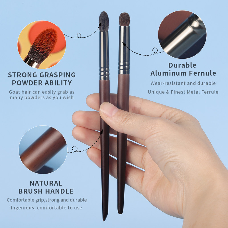 OVW Profesional Păr de Capră Kisti dlya Makiyazha Pensule de machiaj Seturi de unicorn Amestecare prelata Smudge Shader