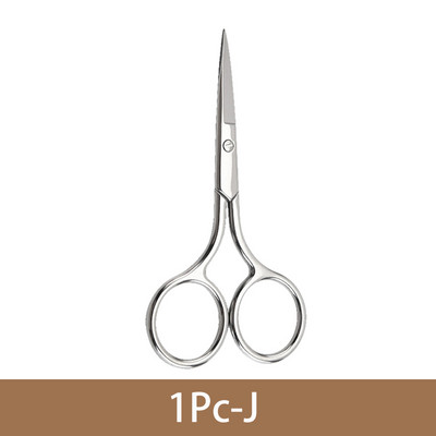 Foarfecă de păr pentru nas Tocător de siguranță Pensetă de tăiere din oțel inoxidabil pentru îndepărtarea părului fin Machiaj Instrumente de frumusețe 1 set