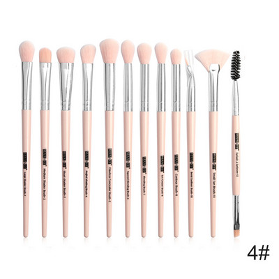 Set de pensule de machiaj profesionale MAANGE 12 buc/Set Fard de pleoape Blending Eyeliner Gene Perie pentru sprancene pentru machiaj #297567