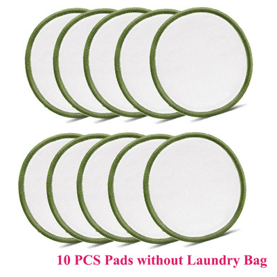 10 buc/sac Tampoane de demachiere reutilizabile din bambus Rotunde lavabile pentru curățarea feței Tampoane de demachiere din bumbac Tampoane de scule Accesorii