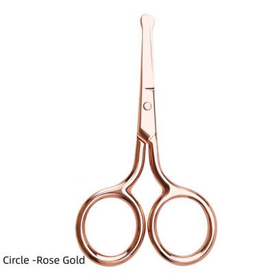 Veido makiažo žirklės smailos nerūdijančio plieno grožio žirklės kelių modelių apvalios nosies, antakių barzdos blakstienų kirpimo priemonės