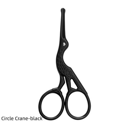 Veido makiažo žirklės smailos nerūdijančio plieno grožio žirklės kelių modelių apvalios nosies, antakių barzdos blakstienų kirpimo priemonės