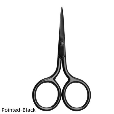 Veido makiažo žirklės smailos nerūdijančio plieno grožio žirklės kelių modelių apvalios nosies, antakių barzdos blakstienų kirpimo priemonės