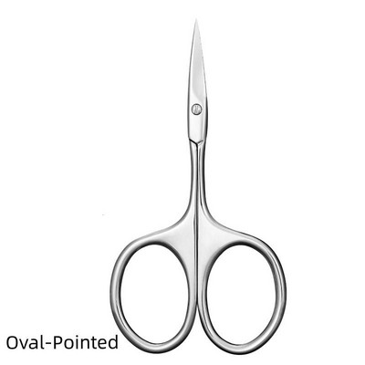 Veido makiažo žirklės smailos nerūdijančio plieno grožio žirklės kelių modelių apvalios nosies, antakių barzdos blakstienų kirpimo priemonės