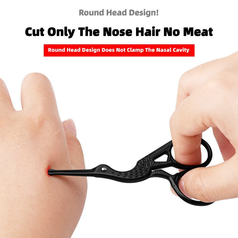 Veido makiažo žirklės smailos nerūdijančio plieno grožio žirklės kelių modelių apvalios nosies, antakių barzdos blakstienų kirpimo priemonės