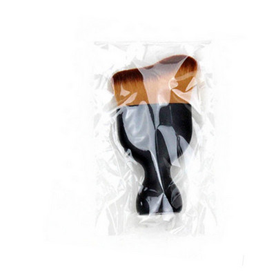 Pensule de machiaj pentru fard de obraz în formă de S Pensule de machiaj pentru fond de ten pentru pudră liberă Pensule de machiaj Kabuki multifuncționale cu capac de protecție