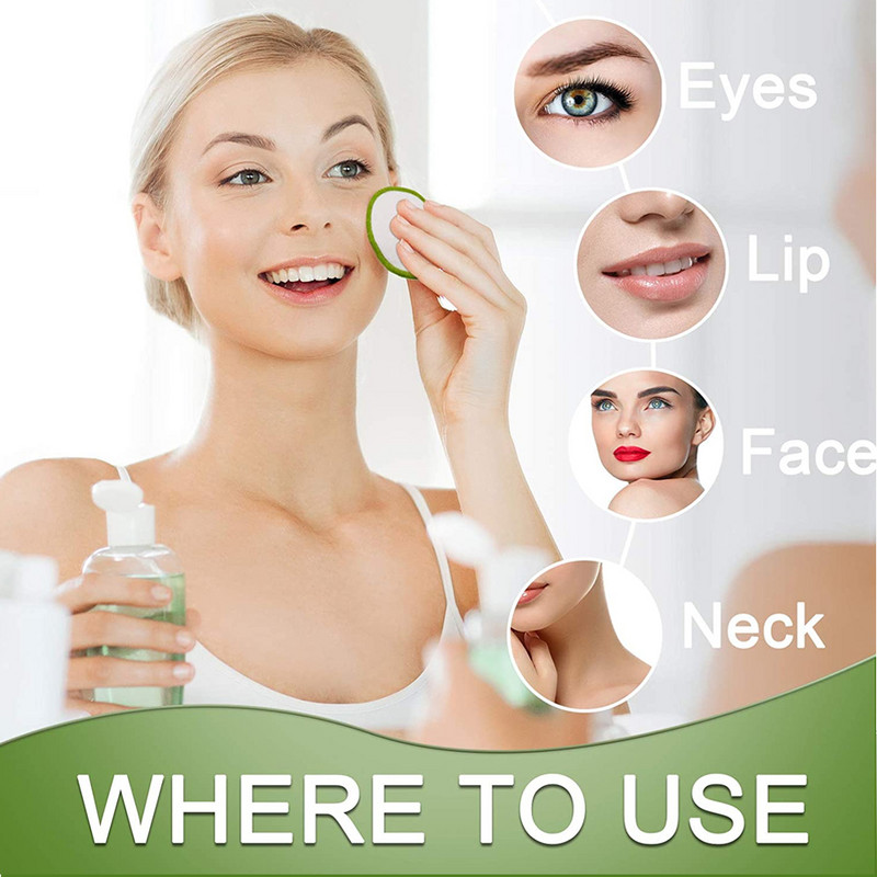 50 de bucăți din bumbac bambus Tampoane demachiante reutilizabile Tampoane pentru îndepărtarea feței Lavețe pentru curățarea feței Demachiant pentru fond de ten Instrumente de înfrumusețare