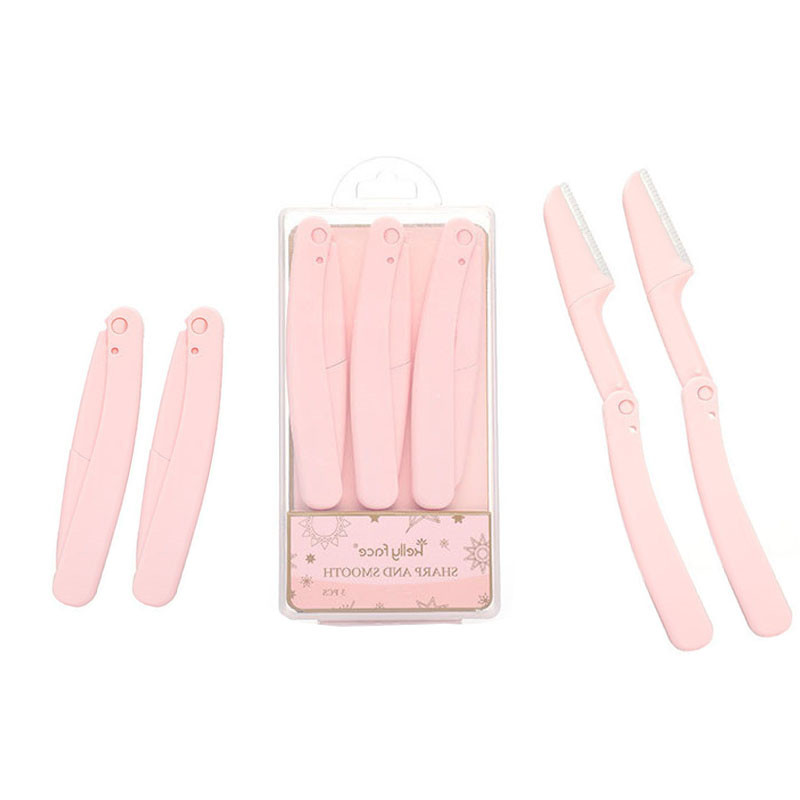 3Pcs/Set Brijač za obrve, usne, brijač, oštra oštrica, nož za skidanje dlačica, mini nož za šminkanje lica, brijač za žene, vruće