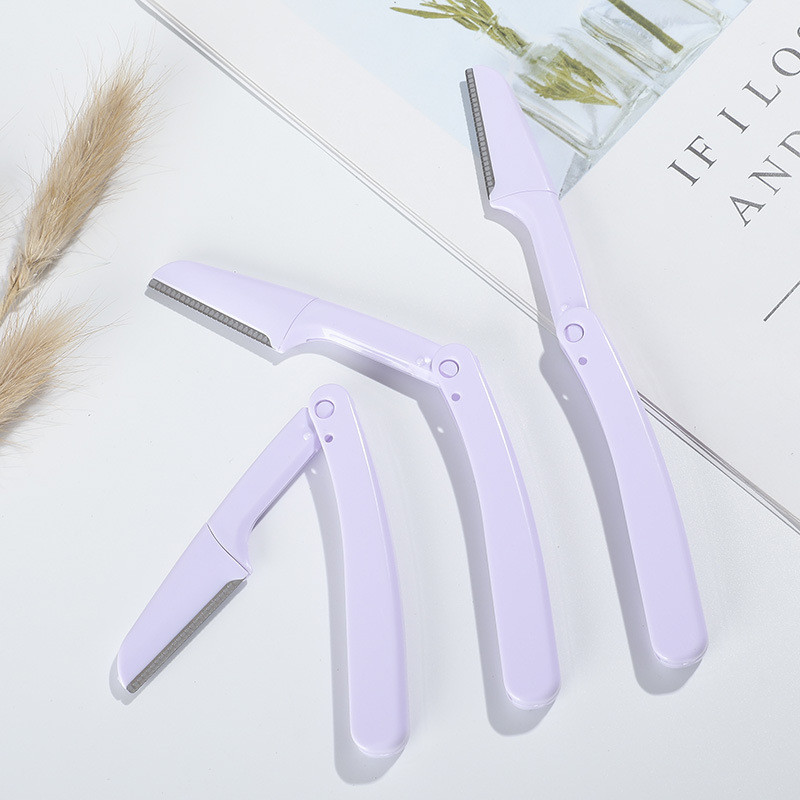 3Pcs/Set Brijač za obrve, usne, brijač, oštra oštrica, nož za skidanje dlačica, mini nož za šminkanje lica, brijač za žene, vruće