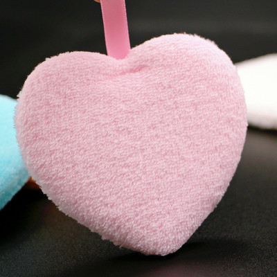 Tampoane demachiante reutilizabile Hearts Burete din microfibră Instrument de curățare din bumbac Tampoane de demachiere