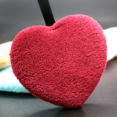 Tampoane demachiante reutilizabile Hearts Burete din microfibră Instrument de curățare din bumbac Tampoane de demachiere