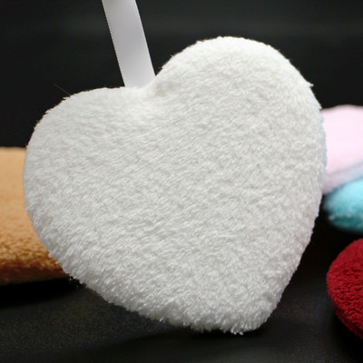 Tampoane demachiante reutilizabile Hearts Burete din microfibră Instrument de curățare din bumbac Tampoane de demachiere