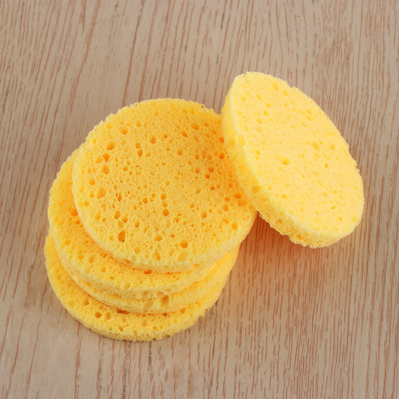 10 komada prirodne spužve od drvene pulpe za pranje Jastučić za čišćenje lica Piling za njegu kože lica Celulozna spužva za lice Compress Puff