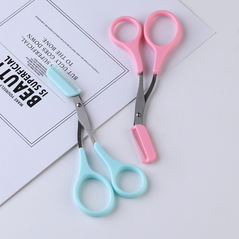 Trimer za obrve Škare od nehrđajućeg čelika Perivi aparat za brijanje s češljem Uklonjivi aparat za uklanjanje dlačica s trepavica Rezač za brijanje Boja titana