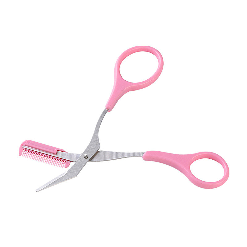 Trimer za obrve Škare od nehrđajućeg čelika Perivi aparat za brijanje s češljem Uklonjivi aparat za uklanjanje dlačica s trepavica Rezač za brijanje Boja titana