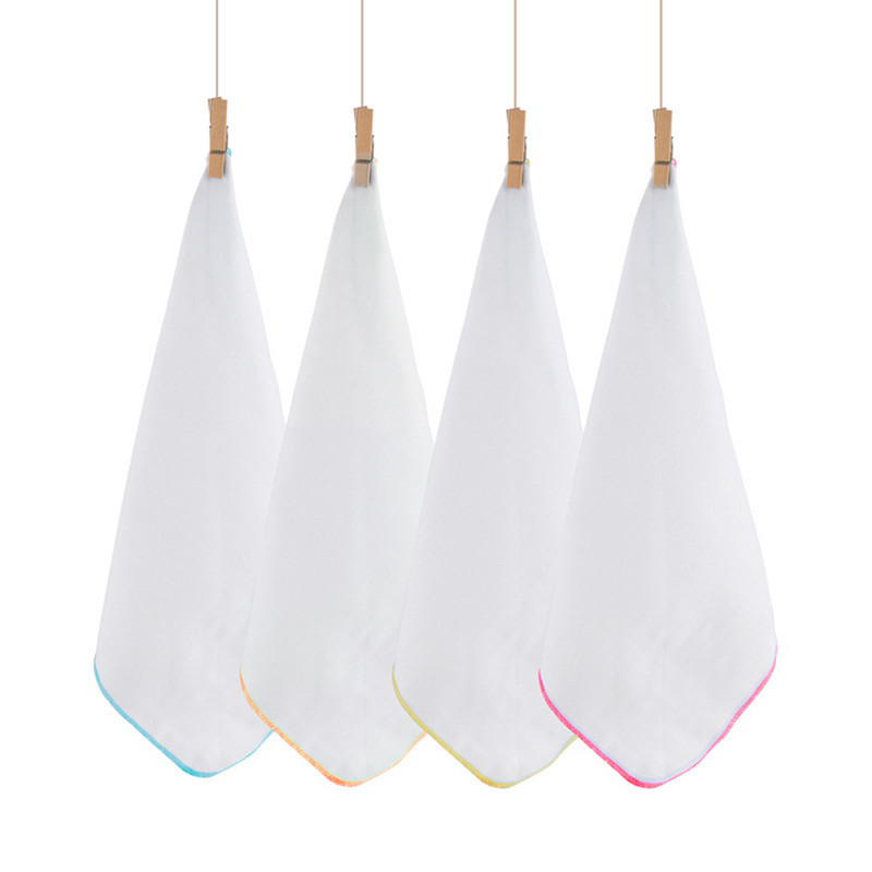 10 buc/lot tampon de curățare a feței, moale, împrospătare a feței, prosop curat, pânză de muselină de bumbac, demachiant tip pătrat, ultra-subțire, inofensiv