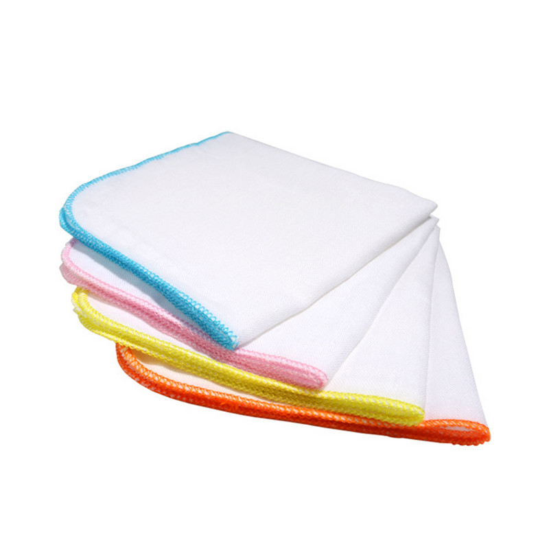 10 buc/lot tampon de curățare a feței, moale, împrospătare a feței, prosop curat, pânză de muselină de bumbac, demachiant tip pătrat, ultra-subțire, inofensiv