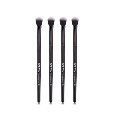 ZOREYA Black Crease akių šešėlių makiažo šepetėliai minkšti sintetiniai plaukai nešiojamas akių makiažo rinkinys Kelioninis kosmetinis šepetėlis makiažui