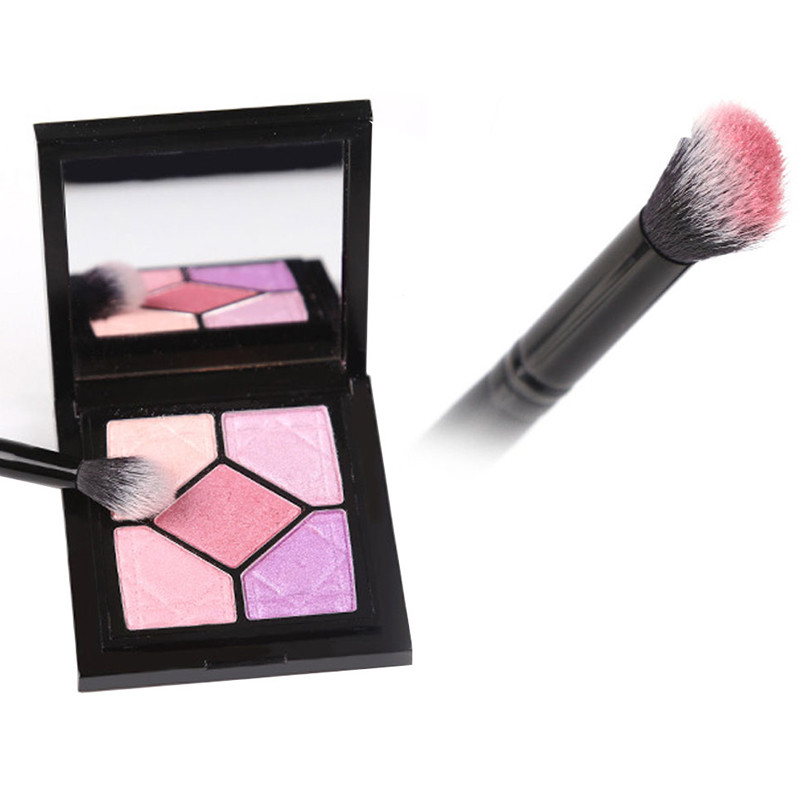 ZOREYA Black Crease akių šešėlių makiažo šepetėliai minkšti sintetiniai plaukai nešiojamas akių makiažo rinkinys Kelioninis kosmetinis šepetėlis makiažui