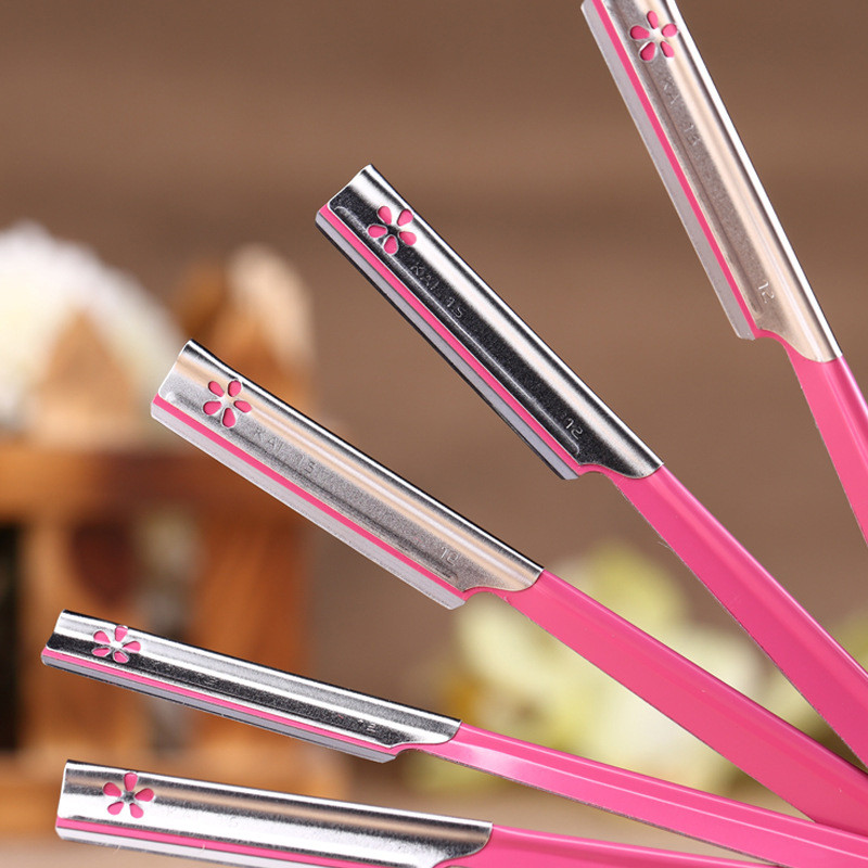 Moteriška antakių kirpimo mašinėlė nešiojama Lady Beauty antakių skustuvas, vieno peiliuko veido epiliatorius makiažo rinkinys Mini grožio priemonės