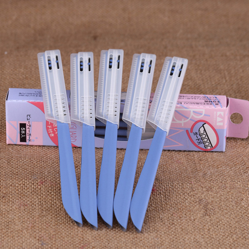 Moteriška antakių kirpimo mašinėlė nešiojama Lady Beauty antakių skustuvas, vieno peiliuko veido epiliatorius makiažo rinkinys Mini grožio priemonės